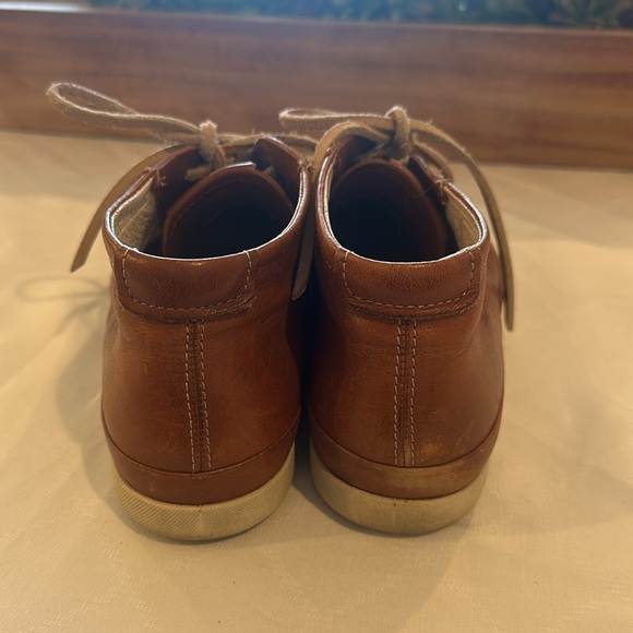 ECCO Women's‎ Damara Boot brown Tan Leather Sneaker Casual Shoes size EU 38 EUC - Picture 4 of 7